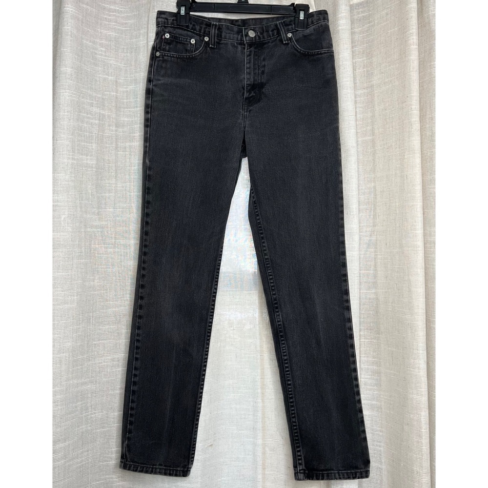 Vintage Polo Jean Co Ralph Lauren Black Denim Slim Fit Pants Women's Size 10/31
